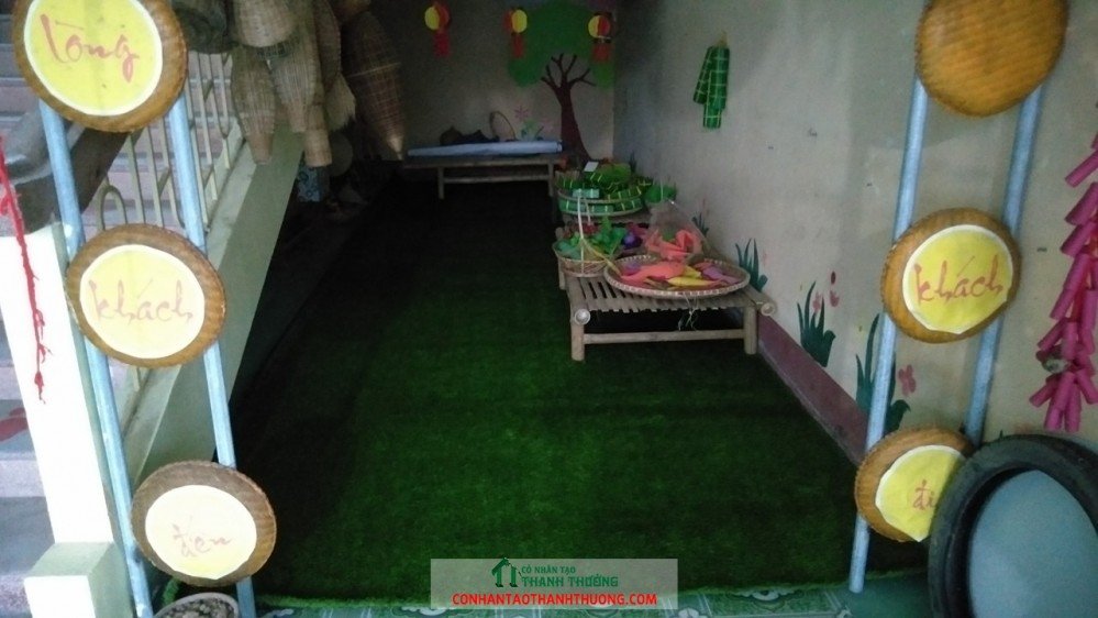 Cung cấp và thi công cỏ nhân tạo sân chơi sân vườn tại Hà Giang