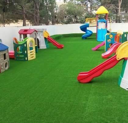thi công sân chơi trường mầm non