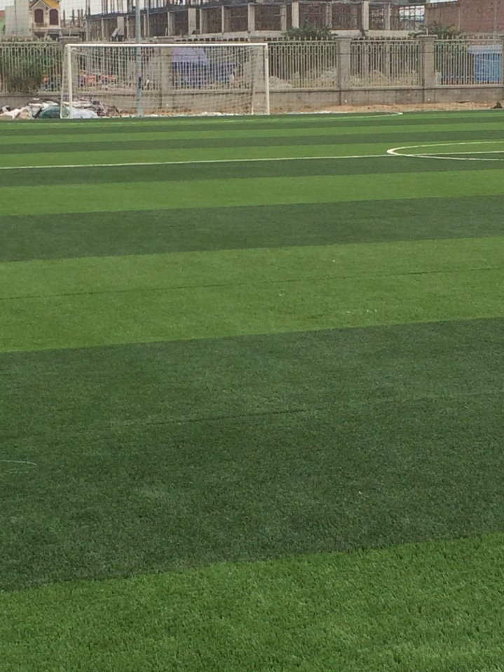 Thi công sân bóng tại trường BVIS