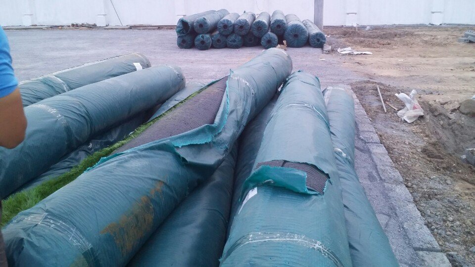 cỏ nhân tạo dạng cuộn 