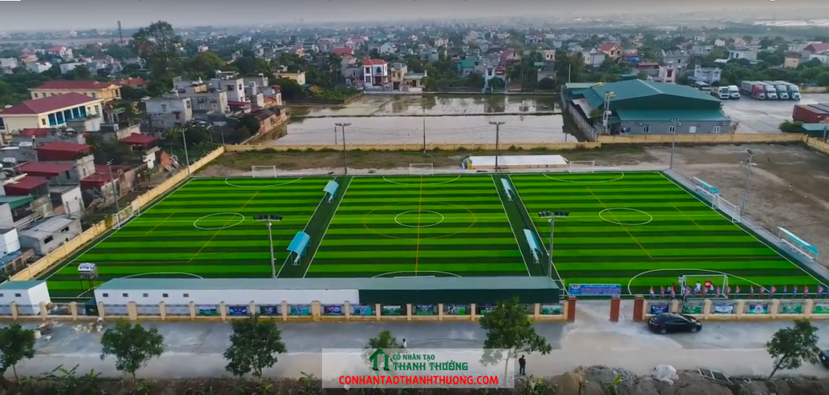 Thiết kế, thi công sân bóng đá cỏ nhân tạo