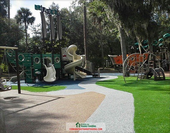 Sàn cao su ngoài trời