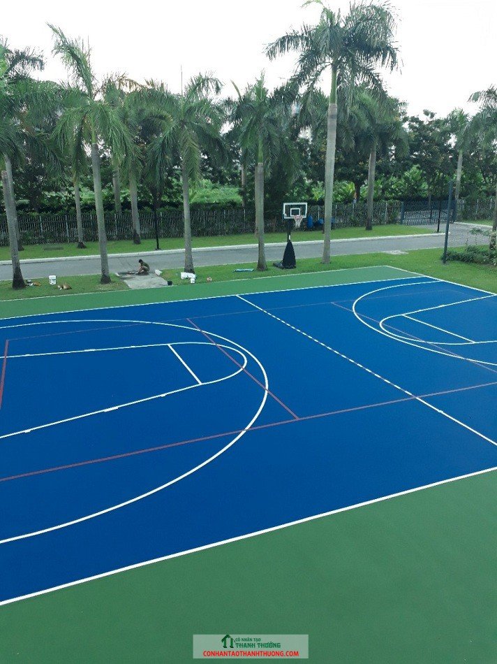 Thi công sân bóng rổ