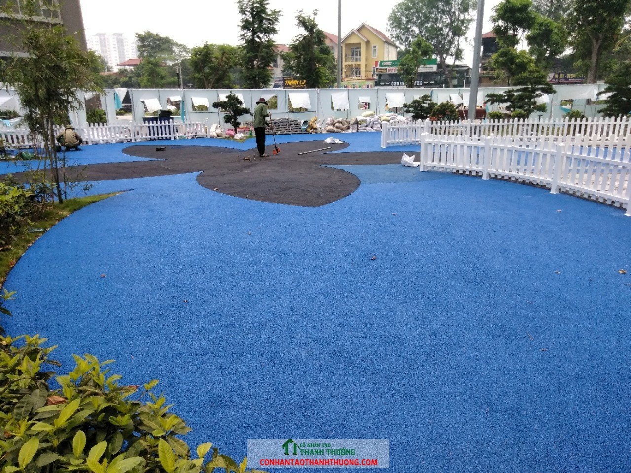 cao su sân chơi trẻ em