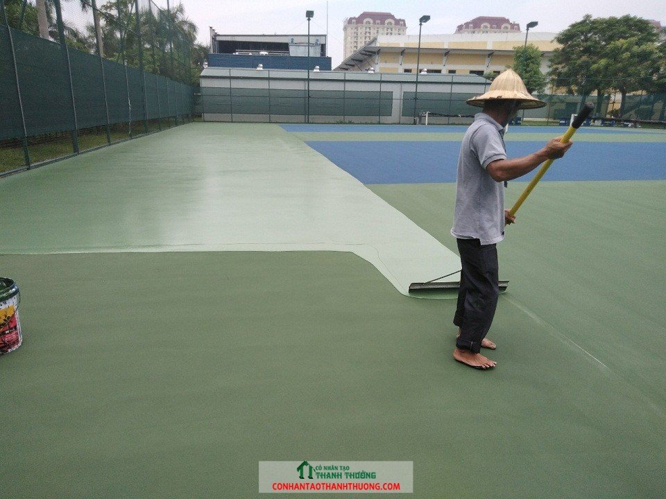 thi công sân tennis
