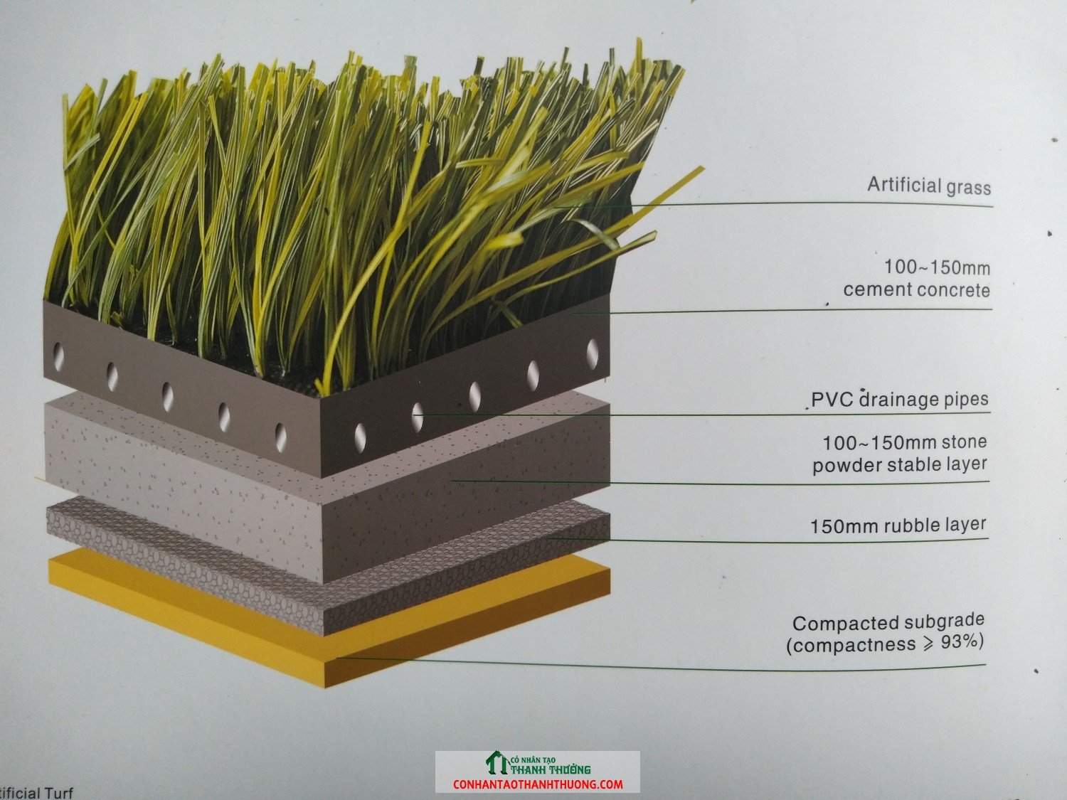 Cỏ nhân tạo sân bóng đá