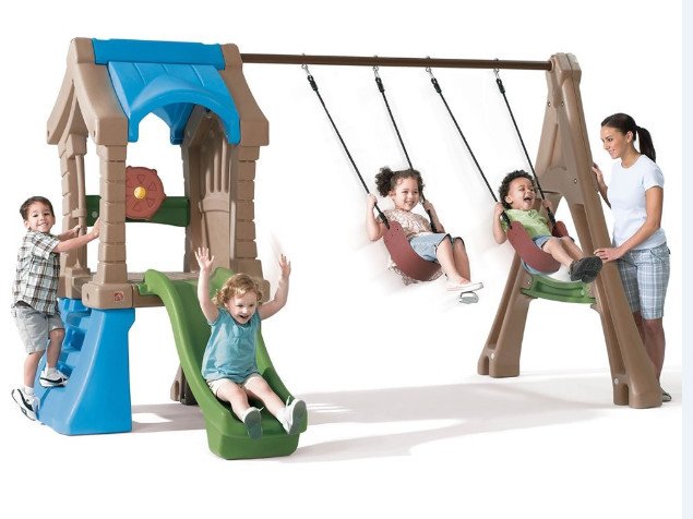 Bộ liên hoàn cầu trượt, xích đu